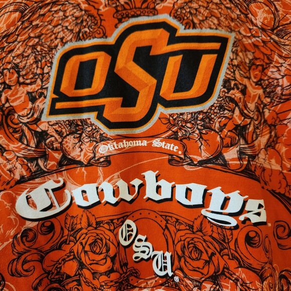 OSU Oklahoma State Cowboys Orange T-Shirt Size M My U Licensed Collegiate Cotton - Picture 7 of 8